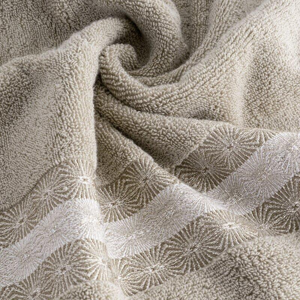 70 x 140 Bath Towel Cotton Malika 02 Beige