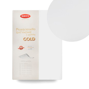 Prześcieradło 120 x 200 Satynowe z Gumką Gold 01