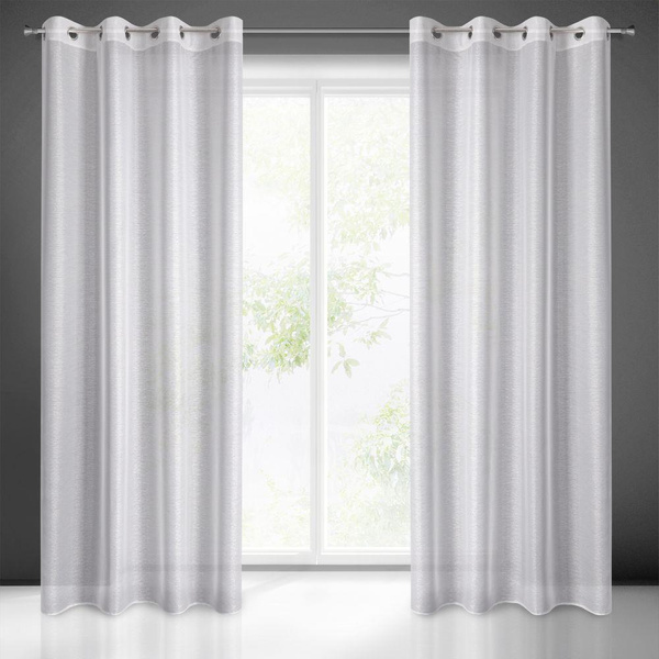 Firana Dekoracyjna Arlona 140 x 250 Biel Przelotka