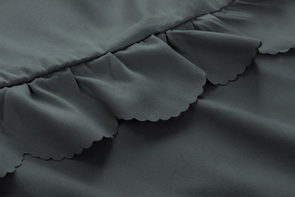 Pościel 200 x 220 3cz Satynowa z falbaną Nadir 04