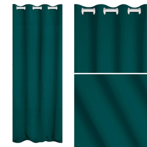 Zasłona 140 x 250 Blackout Przelotki Hold C.Turkus