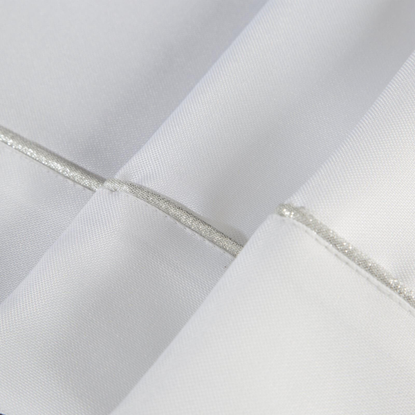 Tablecloth 85 x 85 Decorative Madele White