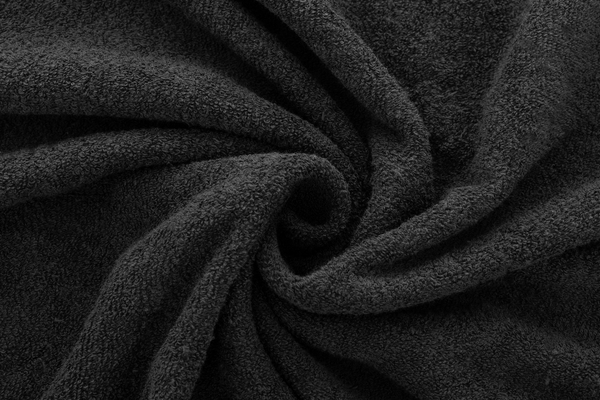 Terry sheet with elastic 002_D Black 80x140