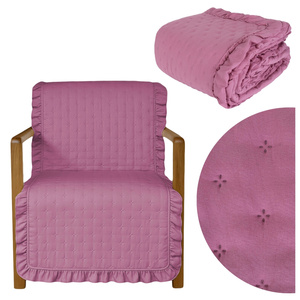 Narzuta 70 x 160 Pikowana Z Falbaną Celia 06