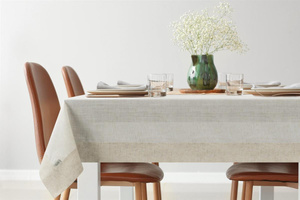 Tablecloth 140 x 180 Decorative Natu10 Natural