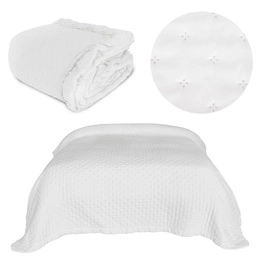 Narzuta 170 x 210 Pikowana Z Falbaną Celia 01