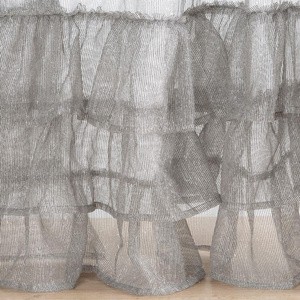 Decorative Curtain Raja On Tape 140 x 270 Gray