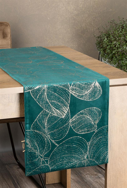Bieżnik 35 x 180 Dekoracyjny Velvet Blink16 C. Tur
