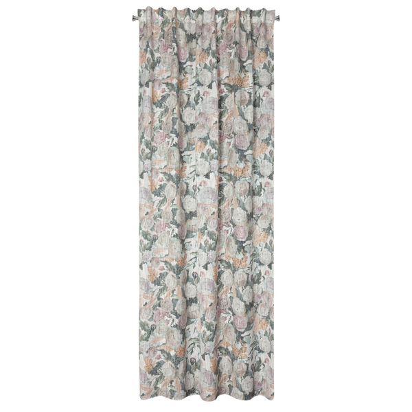 Zasłona 140 x 270 Dekoracyjna Irma Szelki Ziel+Beż