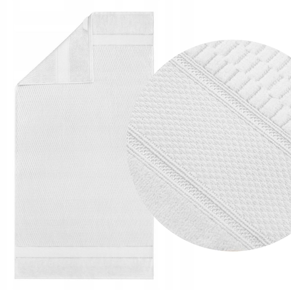 Towel 70 x 140 Cotton Peru 500g/m2 Velour White