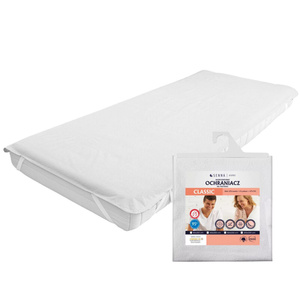 160×200 mattress protector CLASSIC White