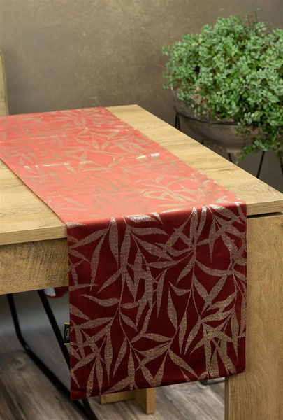 Bieżnik 35 x 140 Dekoracyjny Velvet Blink15 Cegla