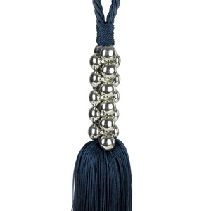 Sznur Dekoracyjny do Zasłon 70 x 34 Niva Granatowy