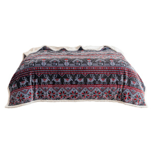 Koc 200 x 220 Mikrofibra Świąteczna Hayat 102