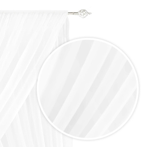 Curtain 400 x 250 Decorative Emporio Tape White
