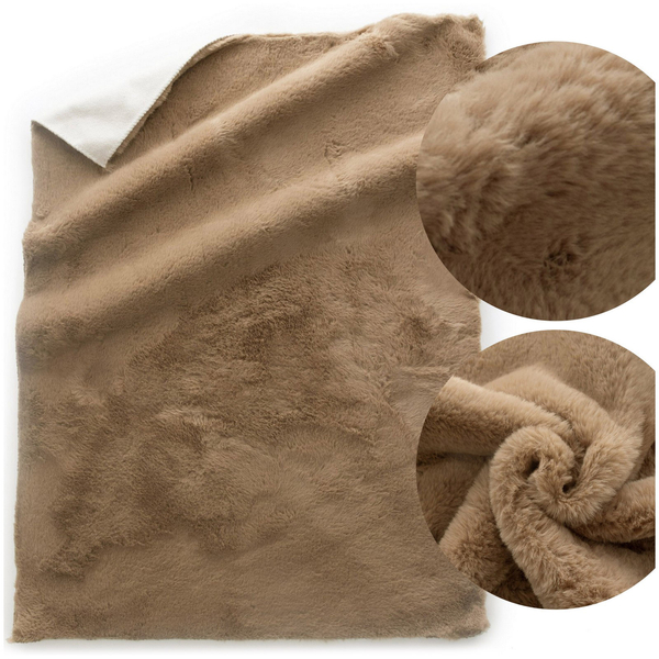 Rug 60 x 90 Soft Plush Fur Rabbit 105