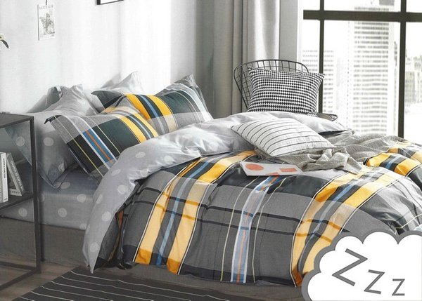 Pościel Satyna Bawełniana nr A1370 200x220NP 3 części