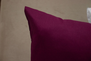 Cotton pillowcase 50 x 50 Uniform Ola Maroon Maroon