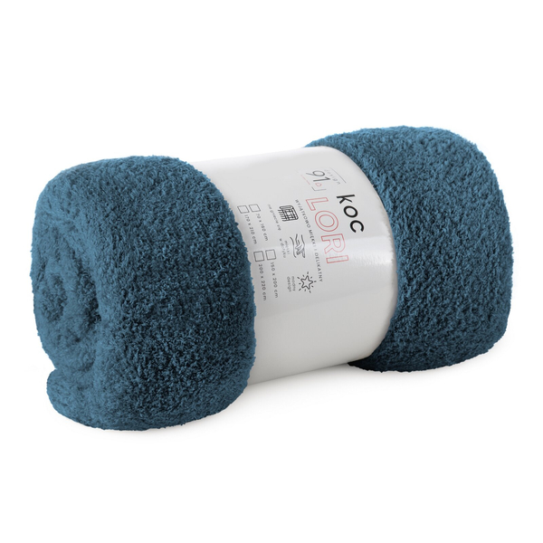 Blanket 70 x 160 Microfiber Lamb Lori Turquoise