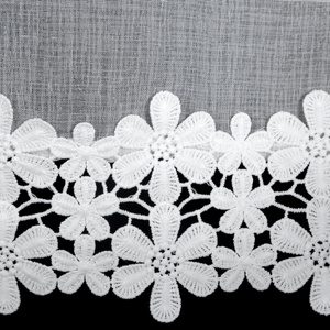 Firana 350 x 155 Dekoracyjna Gotowa Kaja Biały