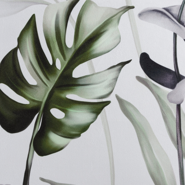 Obrus 85 x 85 Dekoracyjny Ellen Biały+Oliwka