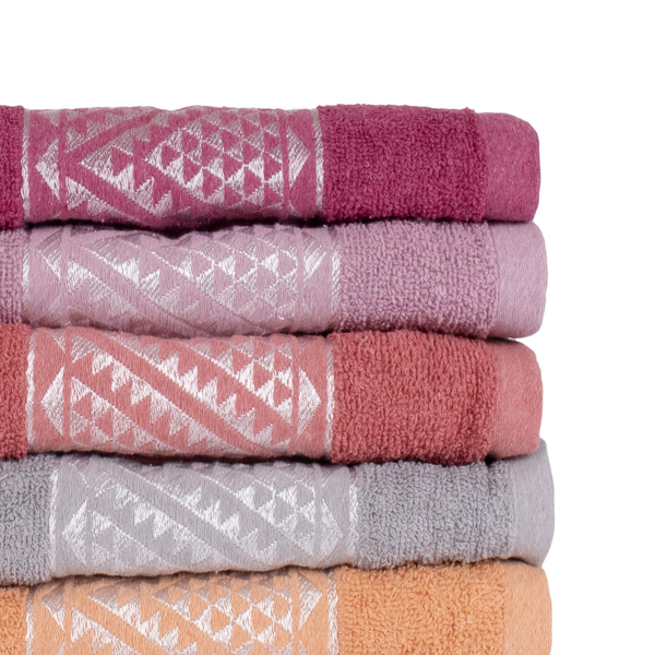 Towel Set 70 x 140 6pcs Cotton Narcis 09