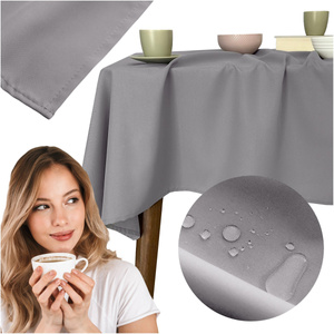 Tablecloth 110x160 Stain-resistant Surbo Light Gray