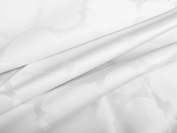 Obrus Koniczyna Marokańska Biały 150x260