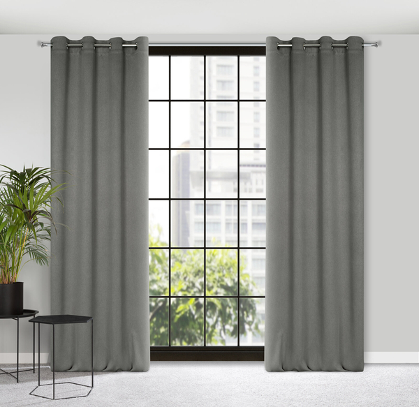 Zasłona Zaciemniająca Carlo 140 x 250 Popielaty