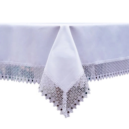 Tablecloth 130 x 160 Guipure pattern 431 White