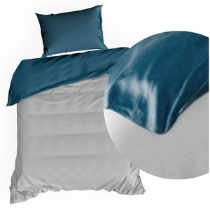 Bedding 140 x 200 2cz Satinova Nova3 Silver+Turquoise