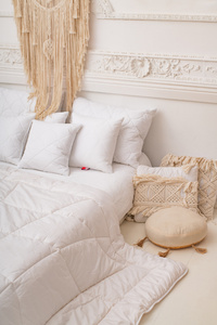 Kołdra 155 x 200 Ciepła Natural Alpaka Biel