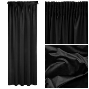 Curtain 140 x 270 Decorative Pierre Cardin Sibel Black