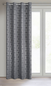 Zasłona 135 x 250 Dekoracyjna Blackout Kaja Grafit