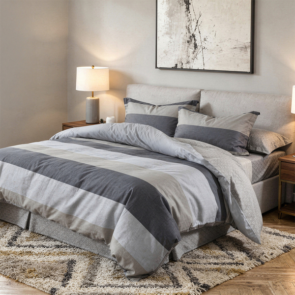 Pościel 200 x 220 3cz Satyna Bawełniana Aurela 07