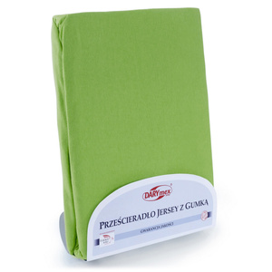 Jersey Bed Sheet with Eraser 025_D Dark Green 180x200