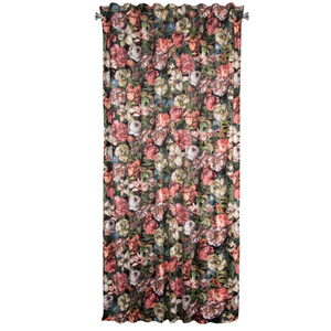Curtain 140 x 270 Decorative Velvet Peony Bord