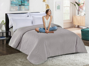 Bedspread 200 x 220 Embossed Microfiber Nicole 09