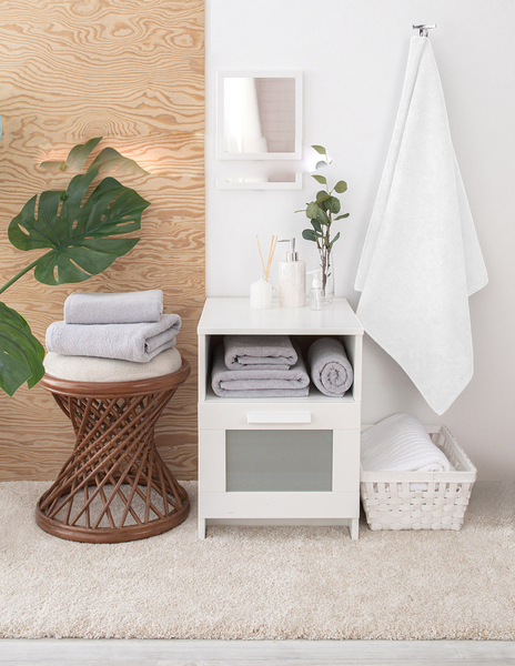 Set of towels 6pcs Tamara 50x100 White