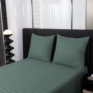 Bedding 160 x 200 3pc Satin Stripes Ramiro 09