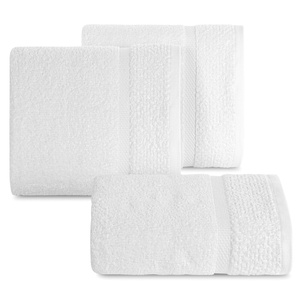 50 x 90 Bath Towel Cotton Vilia 08 White