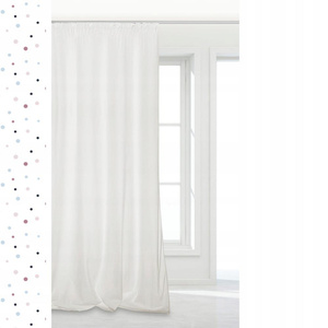 Curtain 140 x 270 Decorative Velvet Soft White