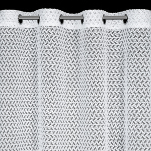Firana 140 x 250 Dekoracyjna Przelotki CINDY Biały