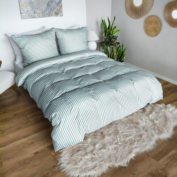 Pościel 140 x 200 2cz Mikrofibra w Pasy Eusebia Home 14