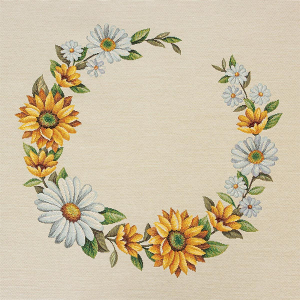 Obrus 140 x 180 Dekoracyjny Gobelinowy 45 Niebies