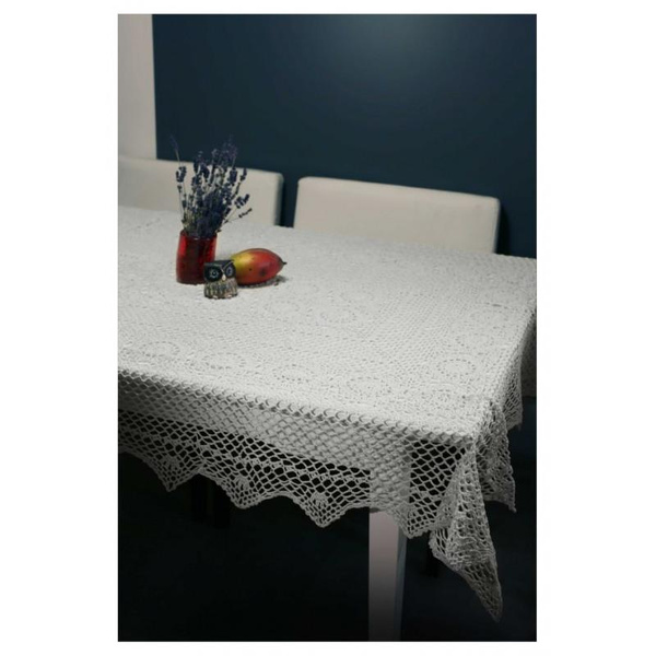 Bieżnik 60 x 120 Szydełkowy wz. 021 Krem