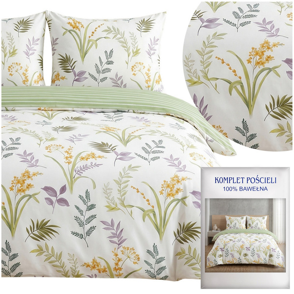 Pościel 200 x 220 3cz Satyna Bawełniana nr A1916