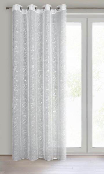 Firana 140 x 250 Dekoracyjna Przelotki Reva B+Sre