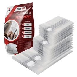 Vacuum Storage Bags for Clothes, Bedding, Textiles - 12 pcs Noah