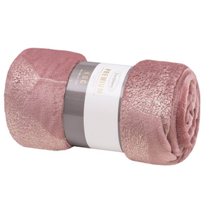 KOC 150 X 200 MIKROFIBRA GINKO2 RÓŻOWY